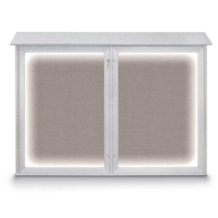 United Visual Products Open Faced Traditional Rounded Corkboard UV645ARC-BLACK-FORBO